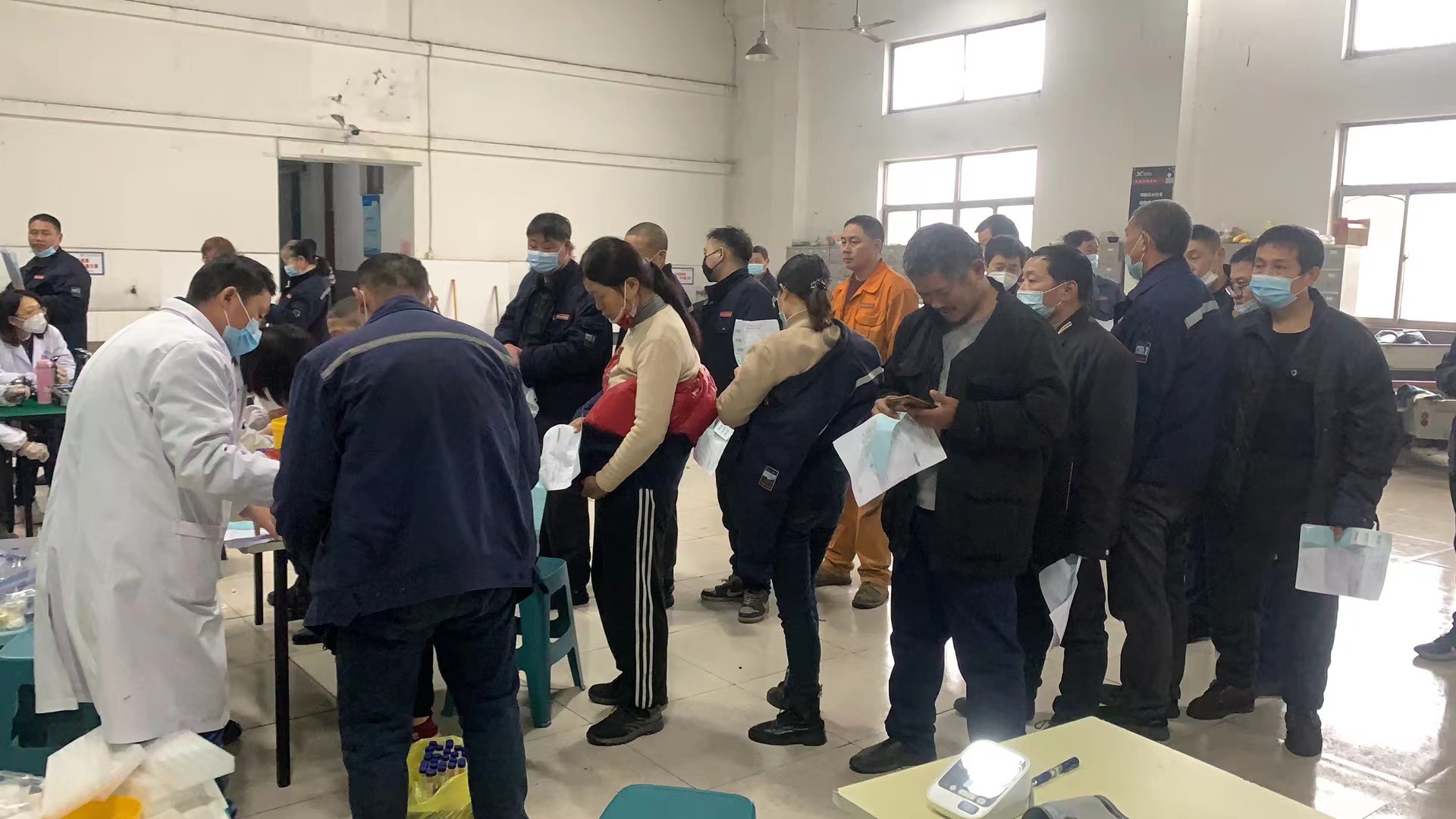 江蘇星火特鋼集團組織全體員工職業健康檢查